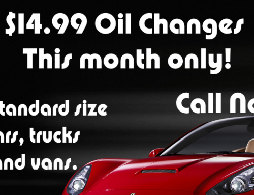 Oil Change Special $14.99